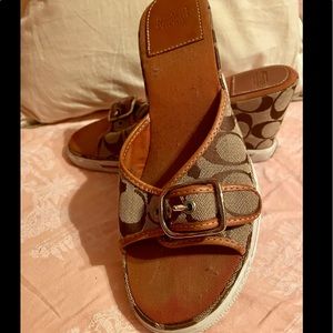 Coach Wedges size 8 1/2
